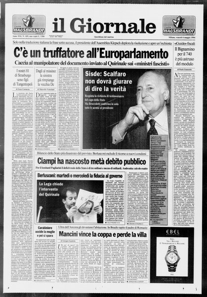 Il giornale : quotidiano del mattino